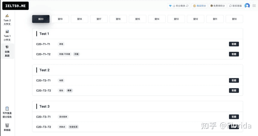 ielts9.me 当季新题